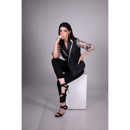 Firki by Sweta Black Onyx Blazer