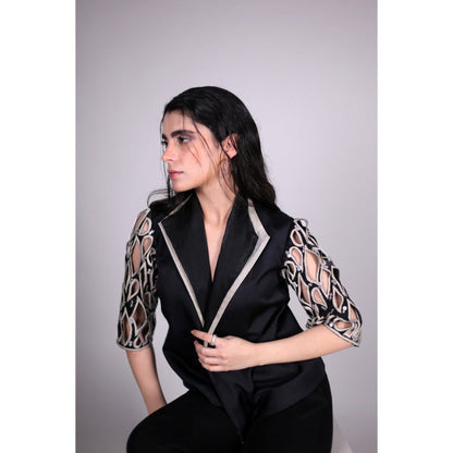 Firki by Sweta Black Onyx Blazer