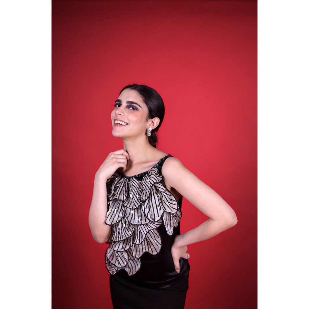 Firki by Sweta Black Stellar Top