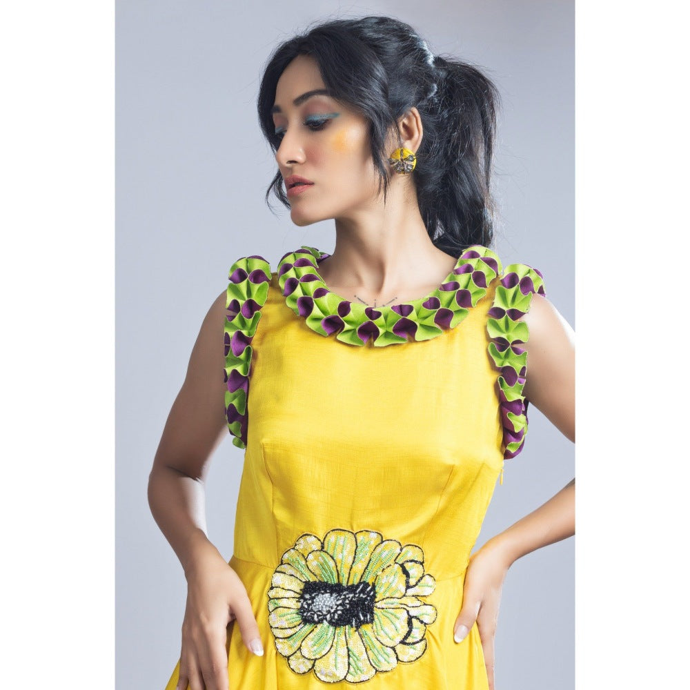 Firki by Sweta Sunkissed Bliss Yellow Dress
