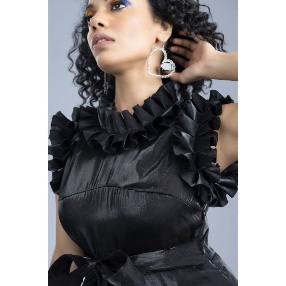 Firki by Sweta Midnight Sparkle Black Dress