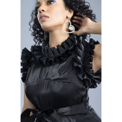 Firki by Sweta Midnight Sparkle Black Dress