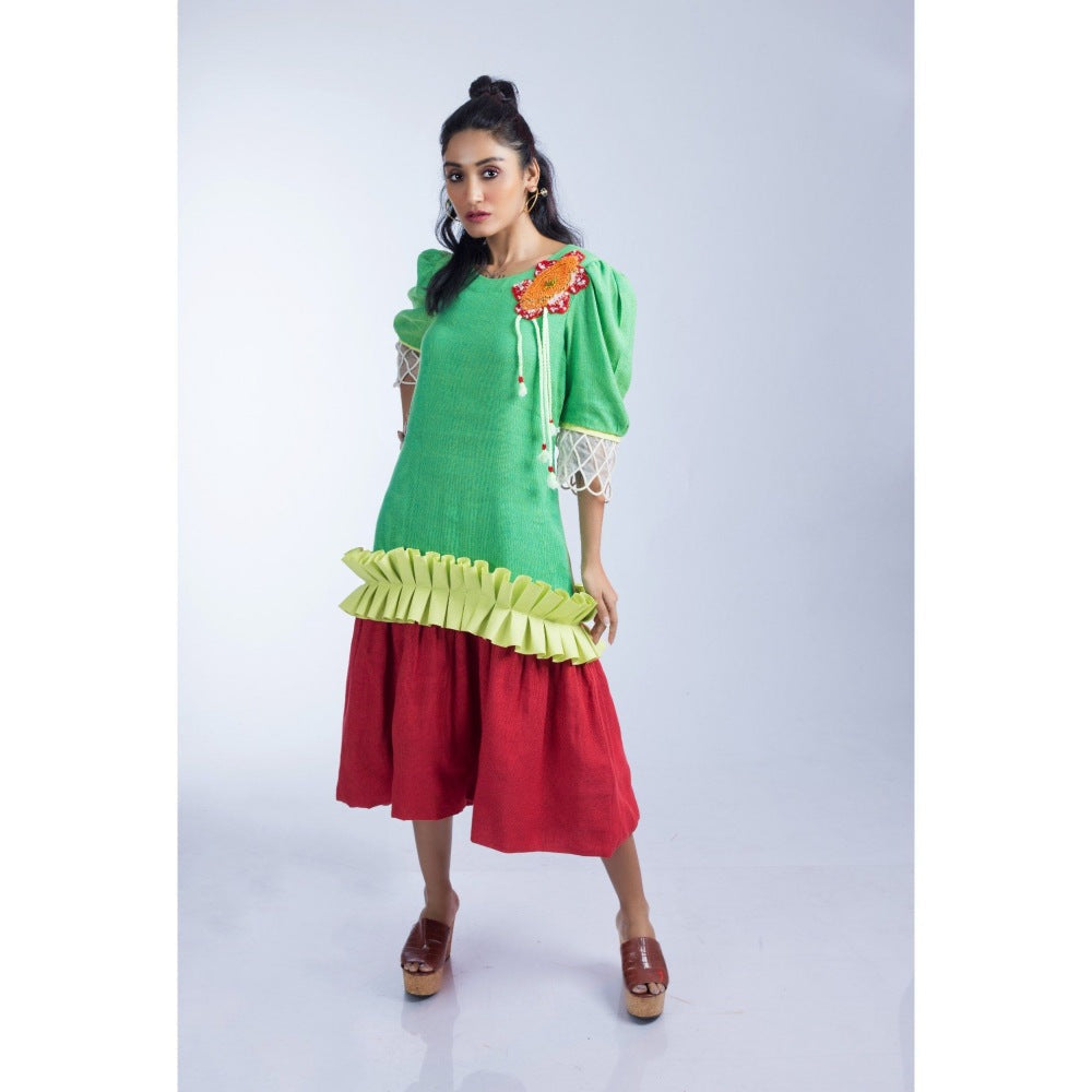 Firki by Sweta Dreamweaver Multi-Color Dress
