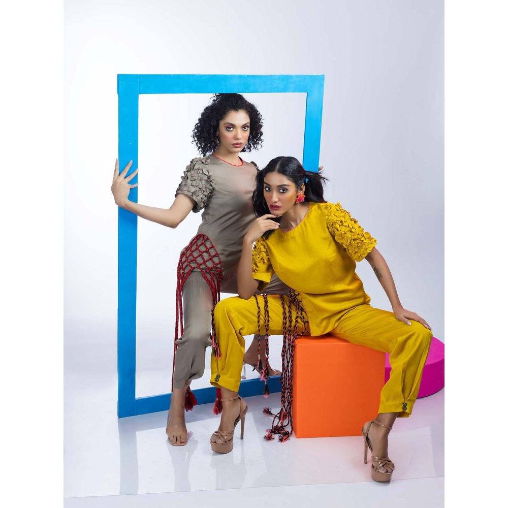 Firki by Sweta Rebel Grey Top with Pant