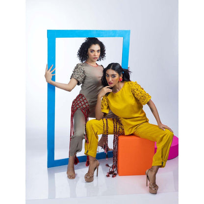 Firki by Sweta Rebel Grey Top with Pant