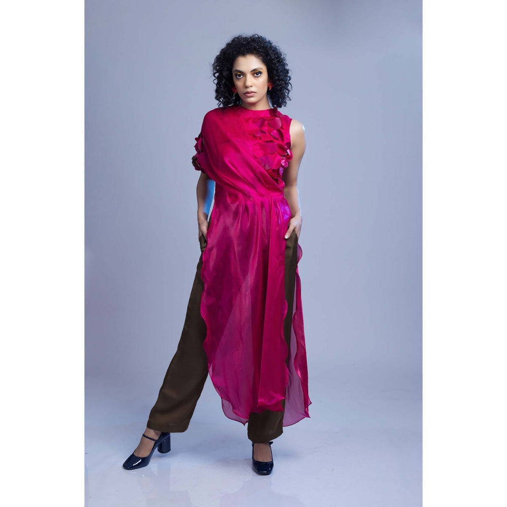 Firki by Sweta Bombshell Pink Tunic with Pant