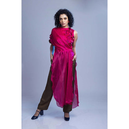 Firki by Sweta Bombshell Pink Tunic with Pant