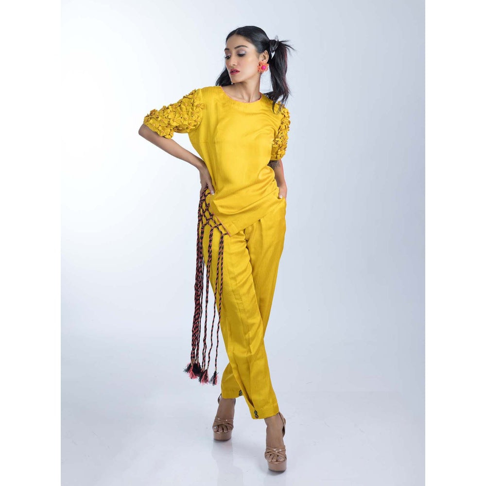 Firki by Sweta Rebel Yellow Co-Ord Set