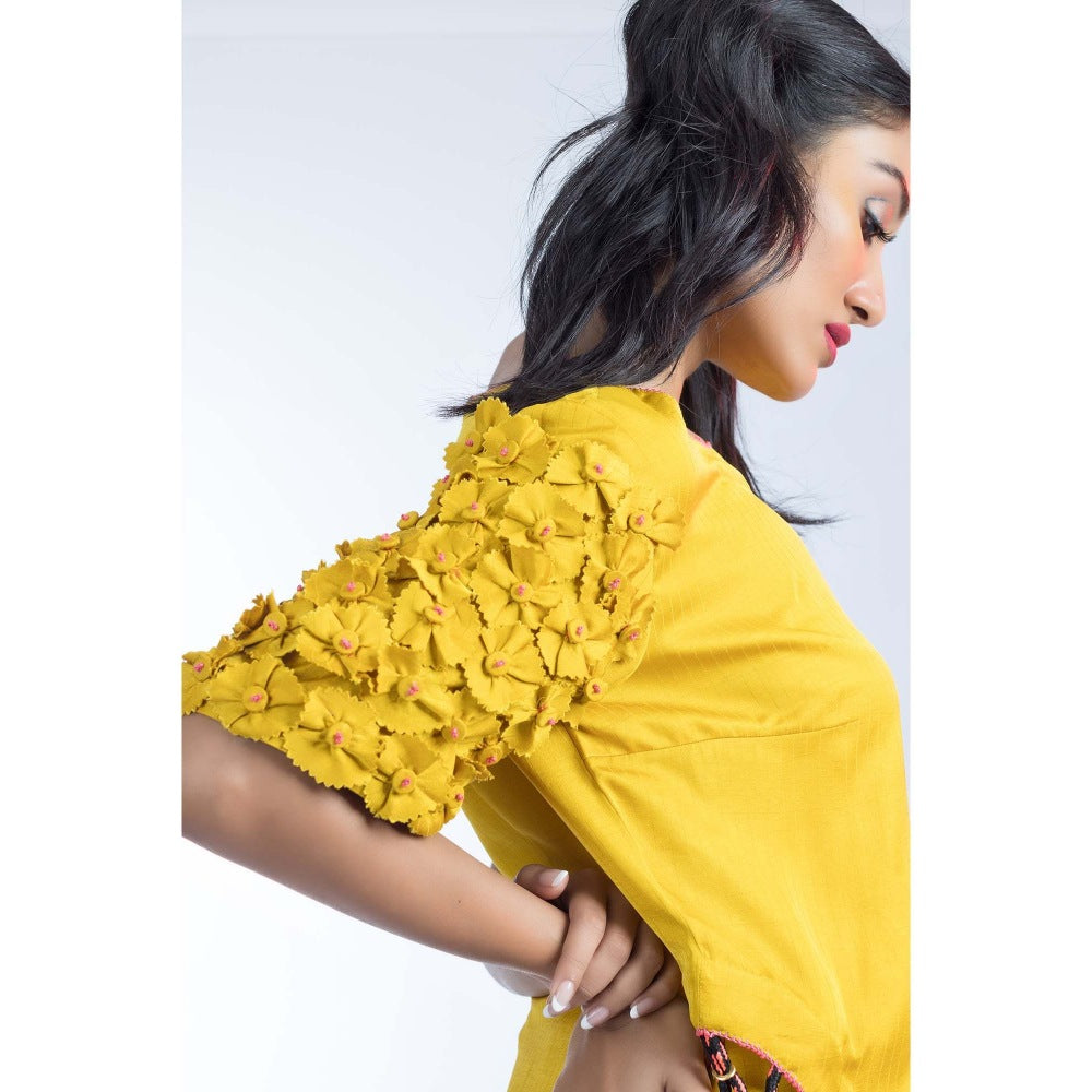 Firki by Sweta Rebel Yellow Co-Ord Set