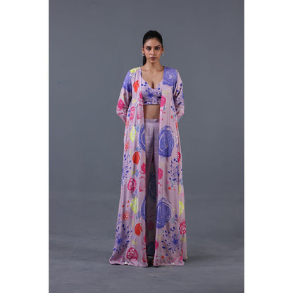 GAGAN VOHRA Anemone Co-Ord Set- Lavender