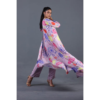 GAGAN VOHRA Anemone Co-Ord Set- Lavender