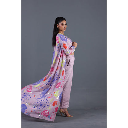 GAGAN VOHRA Anemone Co-Ord Set- Lavender