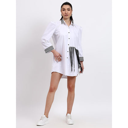 GAGAN VOHRA Womens Embroidered White Dress