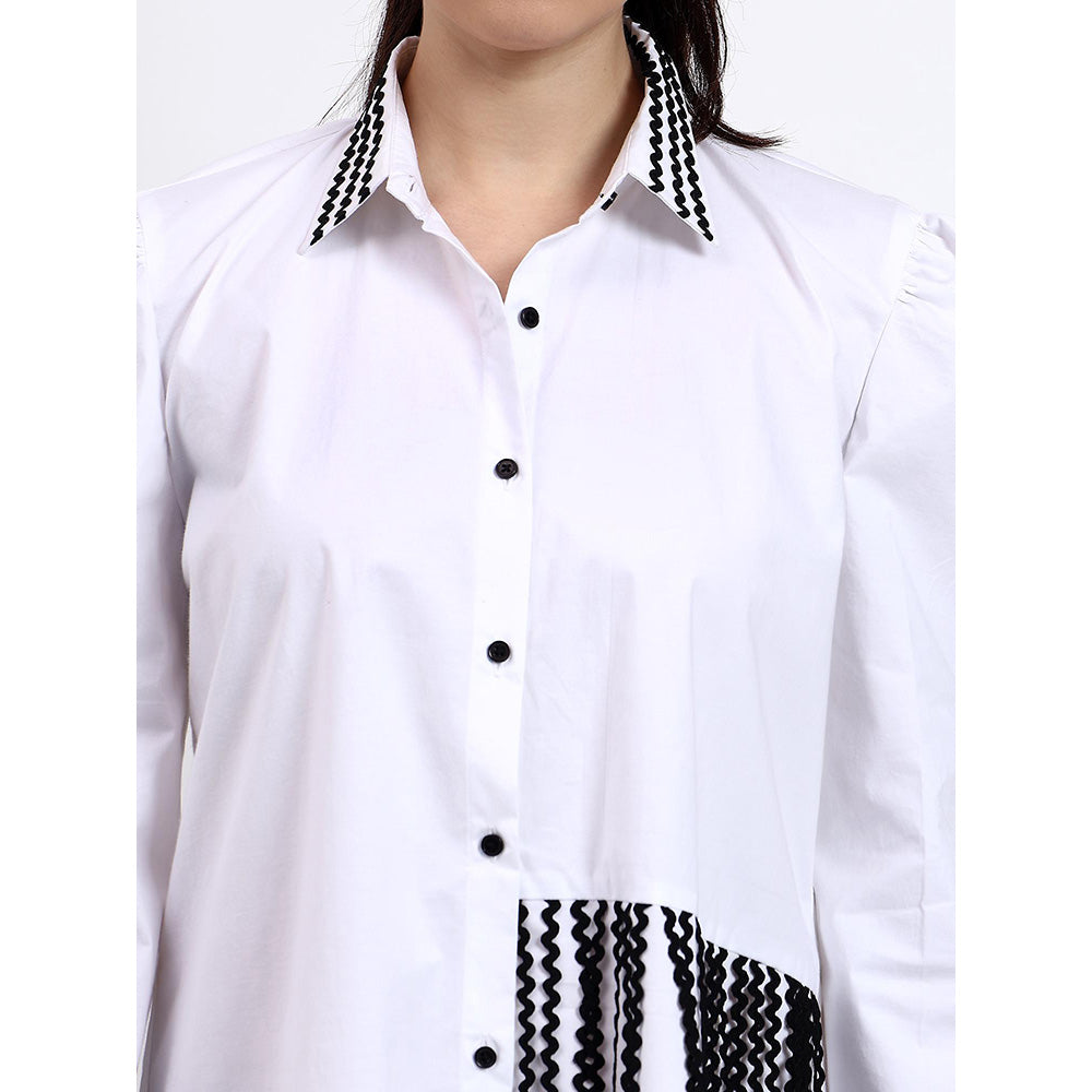 GAGAN VOHRA Womens Embroidered White Dress