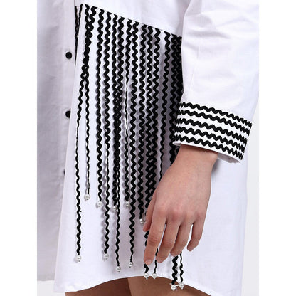 GAGAN VOHRA Womens Embroidered White Dress