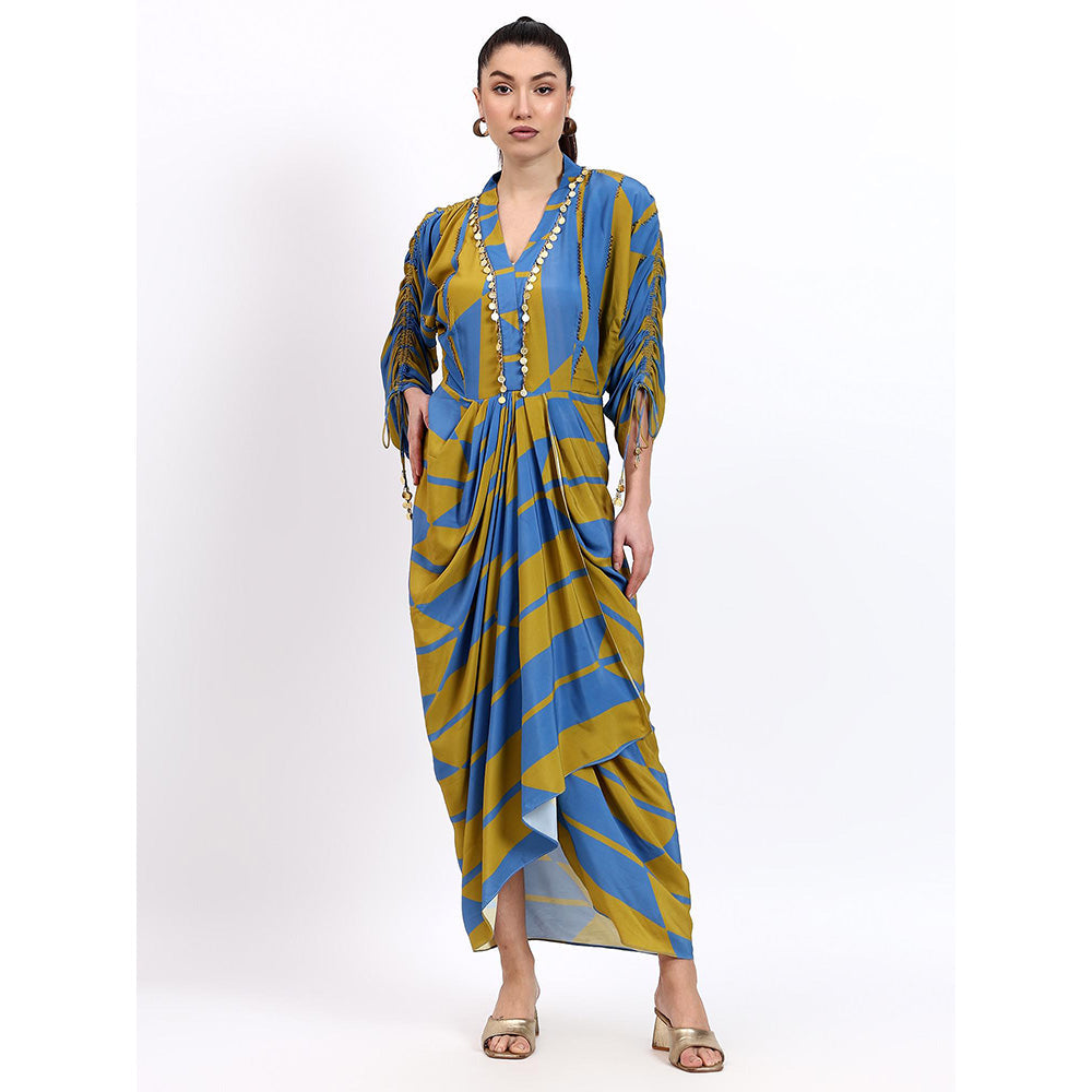 GAGAN VOHRA Womens Printed Multi-Color Dress