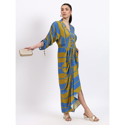 GAGAN VOHRA Womens Printed Multi-Color Dress