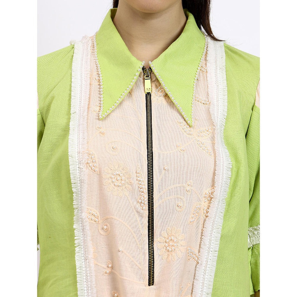 GAGAN VOHRA Womens Colorblock Multi-Color Dress