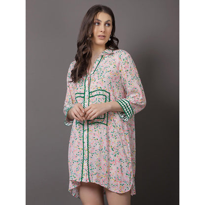 GAGAN VOHRA Womens Printed Multi-Color Dress