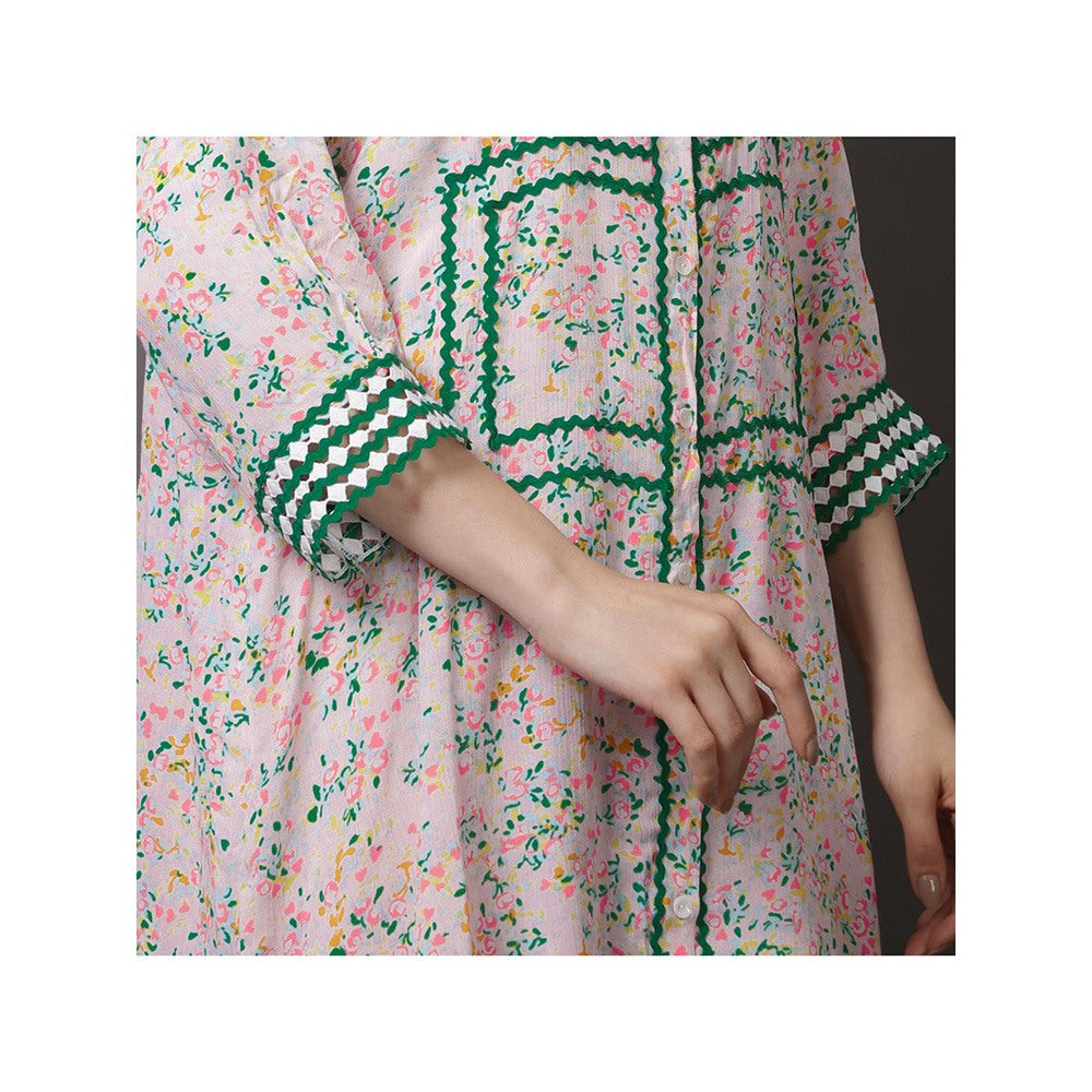 GAGAN VOHRA Womens Printed Multi-Color Dress