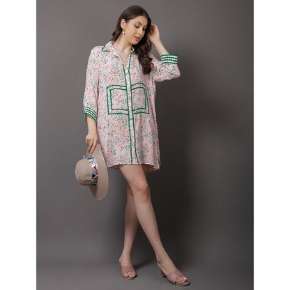 GAGAN VOHRA Womens Printed Multi-Color Dress