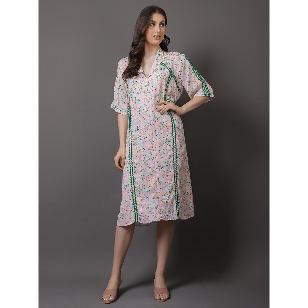 GAGAN VOHRA Womens Printed Multi-Color Dress