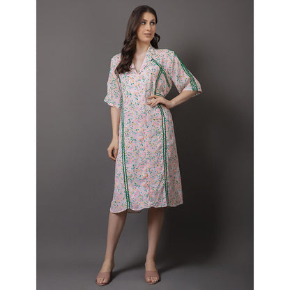 GAGAN VOHRA Womens Printed Multi-Color Dress