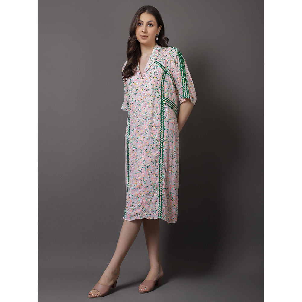 GAGAN VOHRA Womens Printed Multi-Color Dress