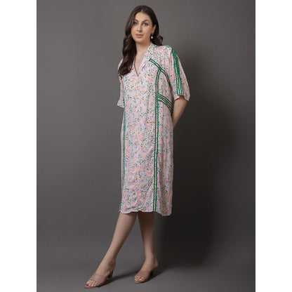 GAGAN VOHRA Womens Printed Multi-Color Dress