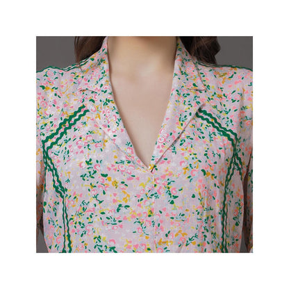 GAGAN VOHRA Womens Printed Multi-Color Dress