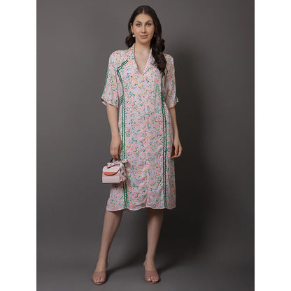 GAGAN VOHRA Womens Printed Multi-Color Dress