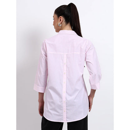 GAGAN VOHRA Womens Embroidered Pink Shirt