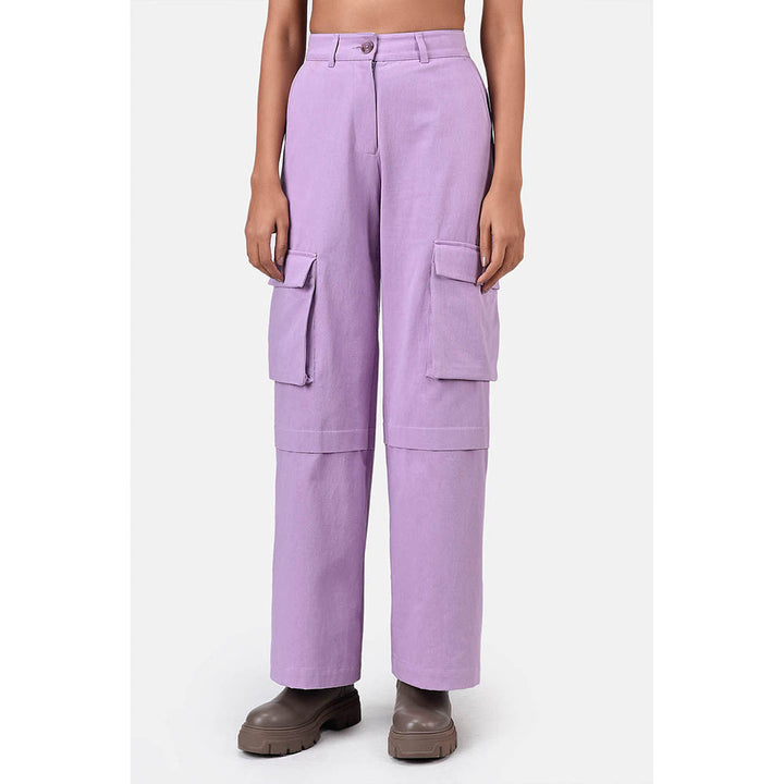 Genes Lecoanet Hemant Cotton Drill Cargo Trousers With Zipper Pockets