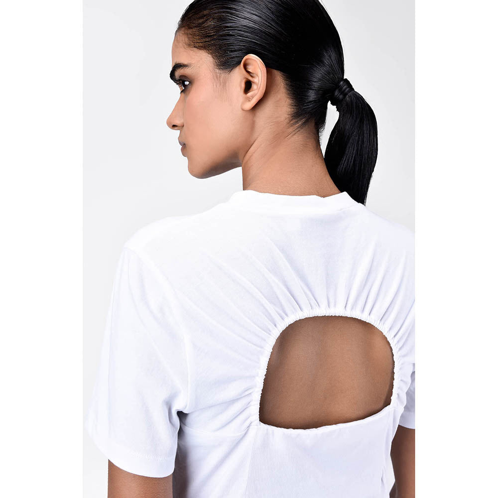 Genes Lecoanet Hemant Slim Fit T Shirt With Back Cut Out Details