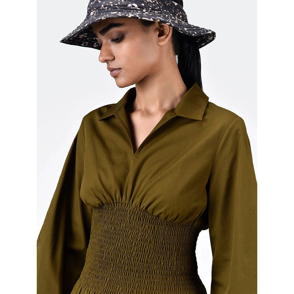 Genes Lecoanet Hemant Women Voluminous Sleeve Slim Fit Top