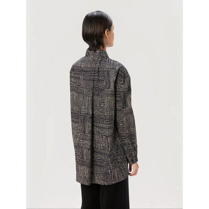 Genes Lecoanet Hemant Women Cotton Poplin Printed Shirt