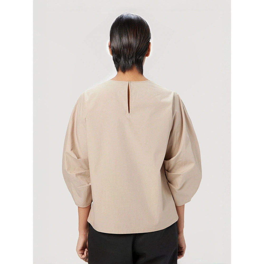 Genes Lecoanet Hemant Women Straight Fit Round Neck Top