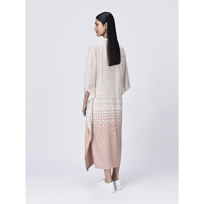 Genes Lecoanet Hemant Women's Collar Neck Printed A-Line Dress