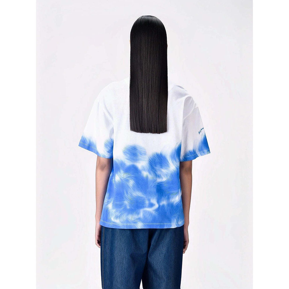 Genes Lecoanet Hemant Women's Cotton Round Neck Printed Half Sleeves T-shirt