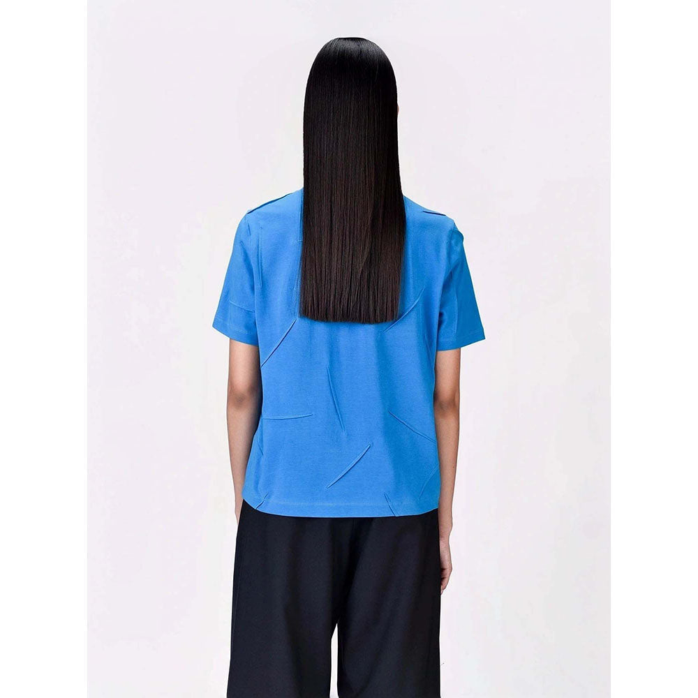 Genes Lecoanet Hemant Women's Cotton Round Neck Solid Half Sleeves T-shirt