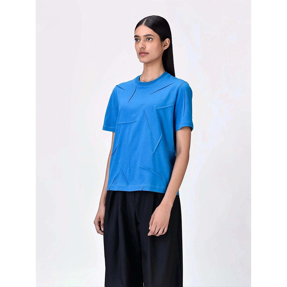 Genes Lecoanet Hemant Women's Cotton Round Neck Solid Half Sleeves T-shirt