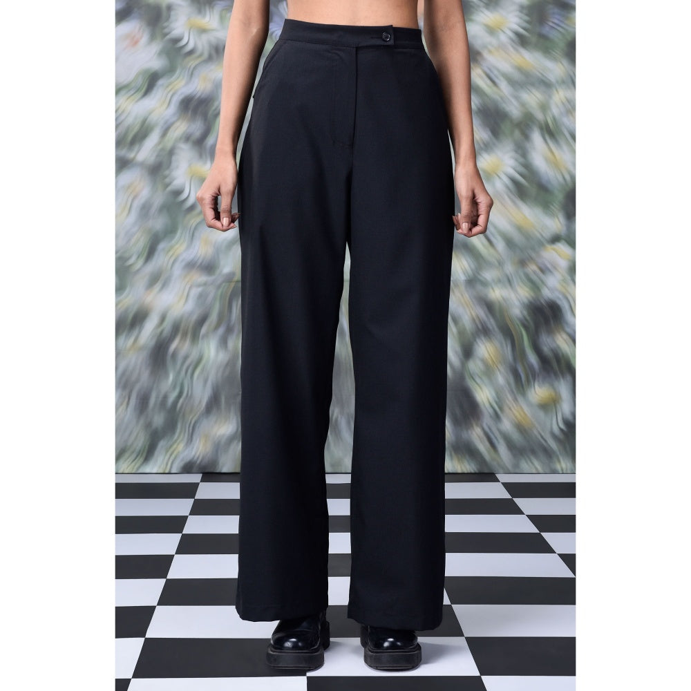 Genes Lecoanet Hemant Women's Cotton Twill Trouser - Black