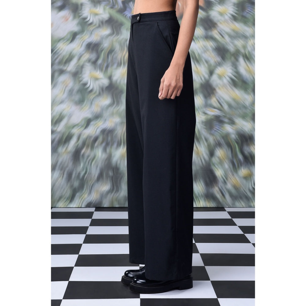 Genes Lecoanet Hemant Women's Cotton Twill Trouser - Black