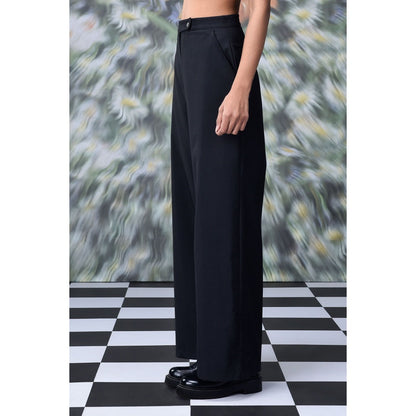 Genes Lecoanet Hemant Women's Cotton Twill Trouser - Black