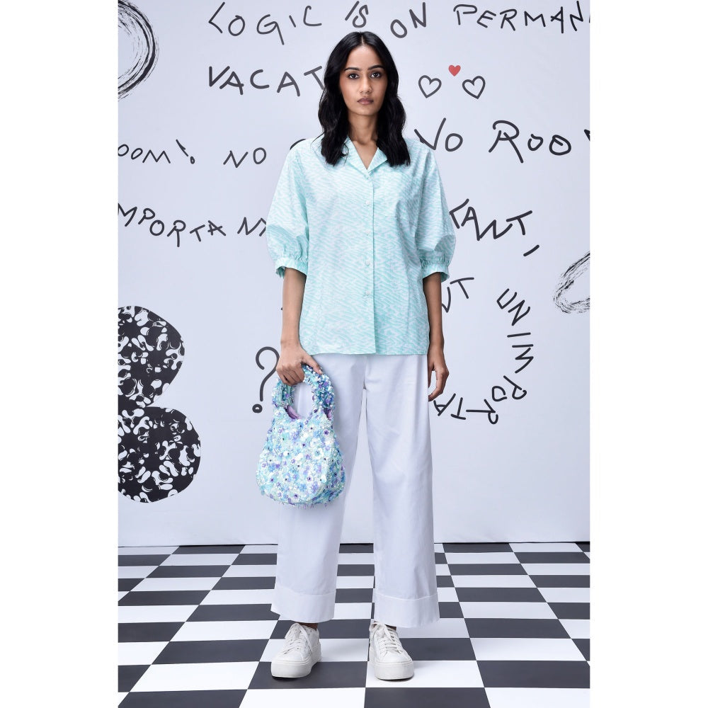 Genes Lecoanet Hemant Womens Labyrinth Print Shirt