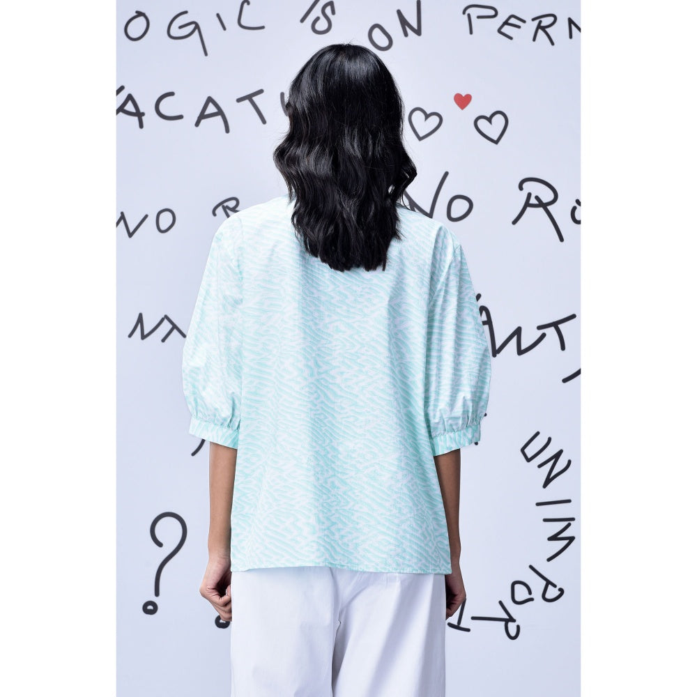 Genes Lecoanet Hemant Womens Labyrinth Print Shirt