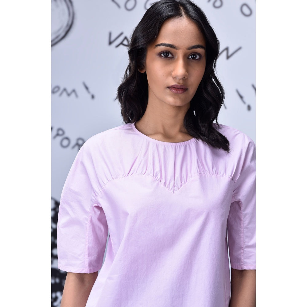 Genes Lecoanet Hemant Gather Heart Top- Smoothie Pink