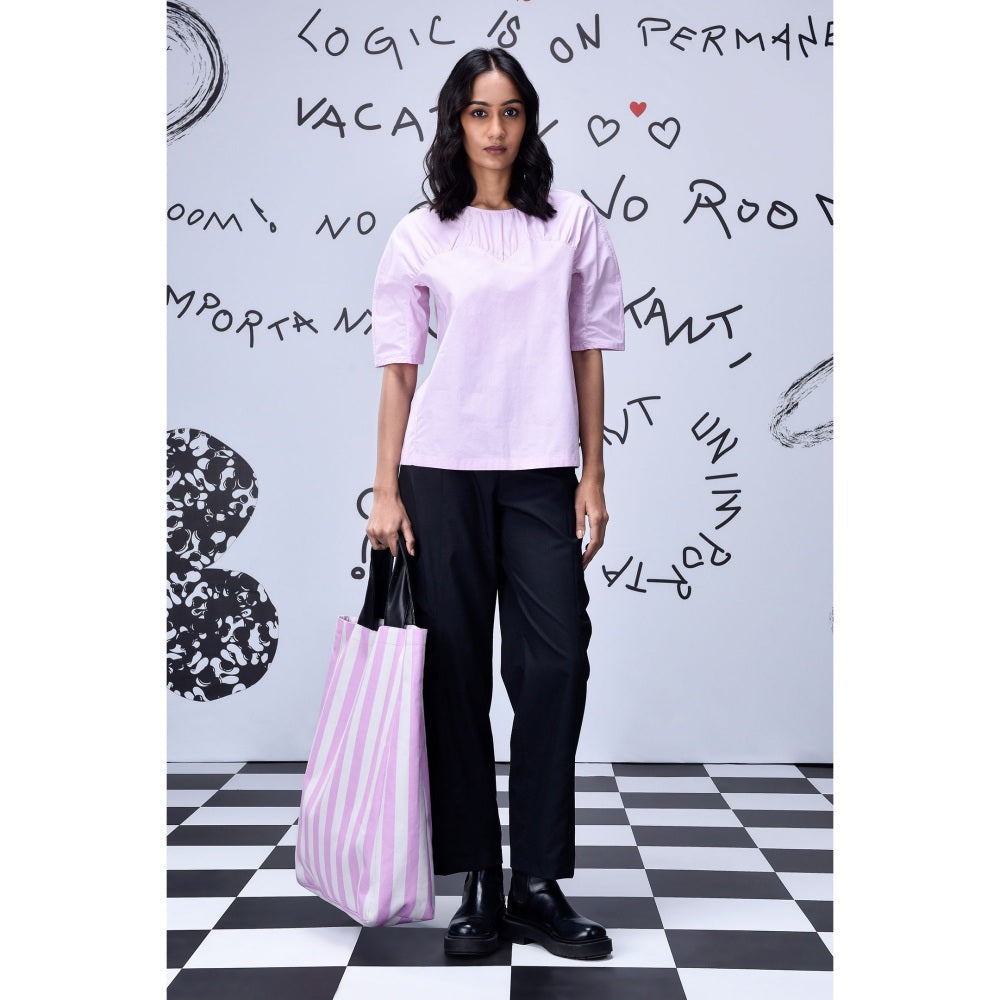 Genes Lecoanet Hemant Gather Heart Top- Smoothie Pink