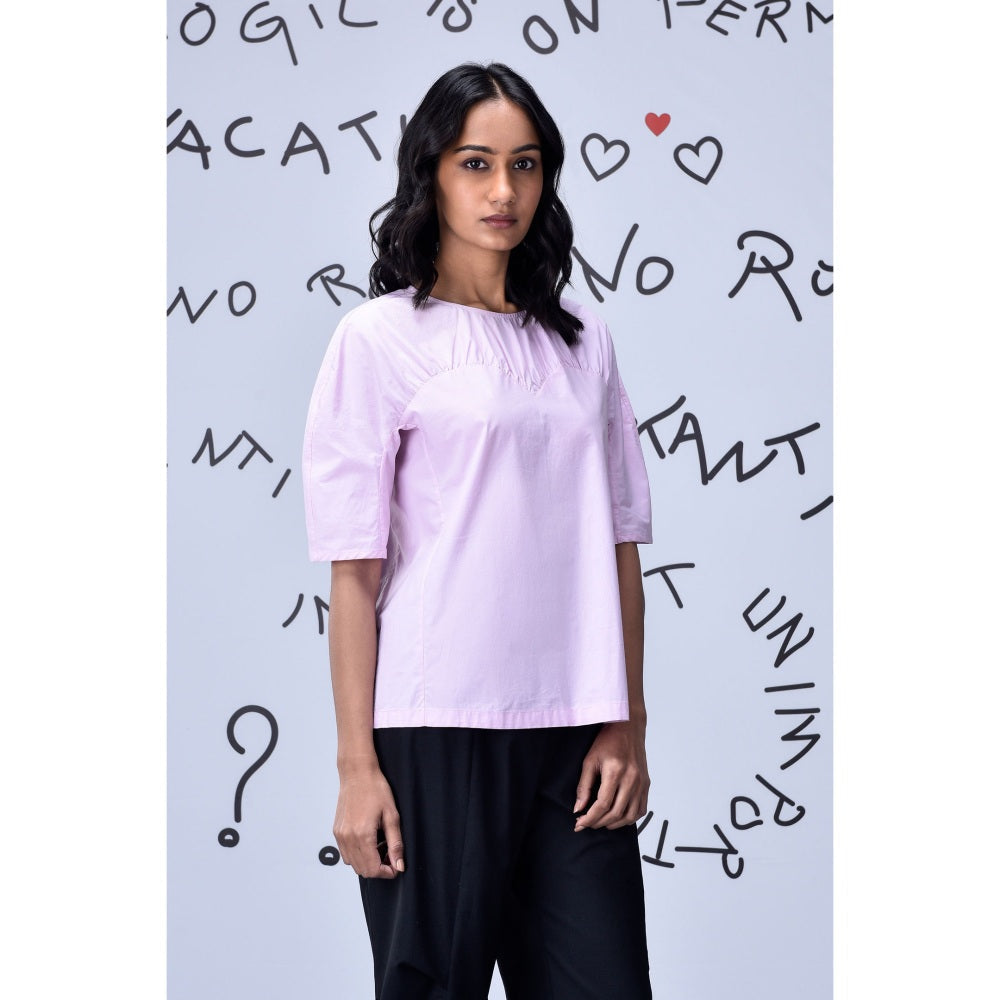 Genes Lecoanet Hemant Gather Heart Top- Smoothie Pink