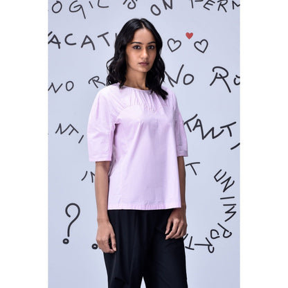 Genes Lecoanet Hemant Gather Heart Top- Smoothie Pink